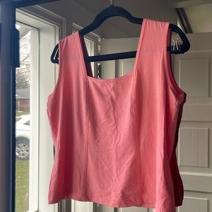 WEEKENDERS Vintage Square Neck Top (L)